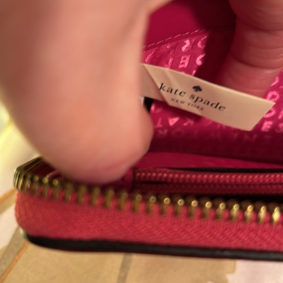 Kate Spade Hot Pink zip wallet - Picture 8 of 8
